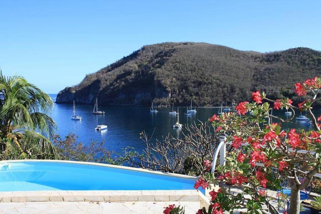Villa "The Pretty Mermaid", Pool And Stunning Views 5 Min From Beach Deshaies Exterior photo